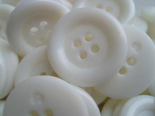 C2029 Fat Edge Solid Plastic Italian Buttons 23mm