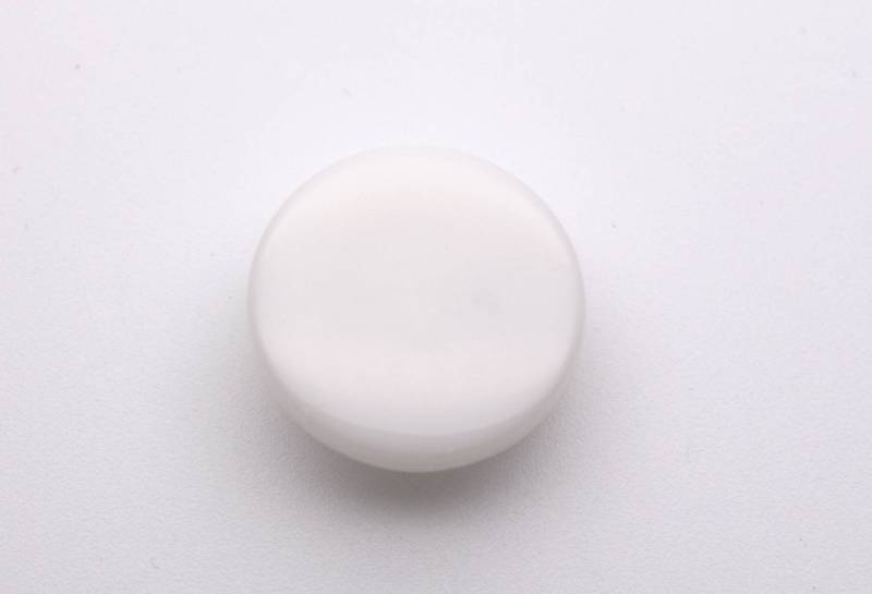 C338 Smooth Flat Shanked Shiny Plastic Italian Buttons 20mm
