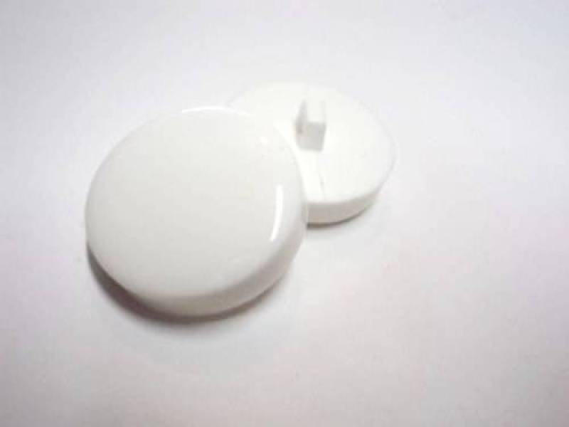 B156 Big Solid Smooth Plastic Italian Buttons 25mm