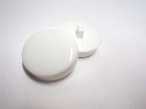 B156 Big Solid Smooth Plastic Italian Buttons 25mm