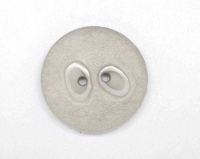 B1004Funny Eye Matte Plastic Italian Buttons 18mm