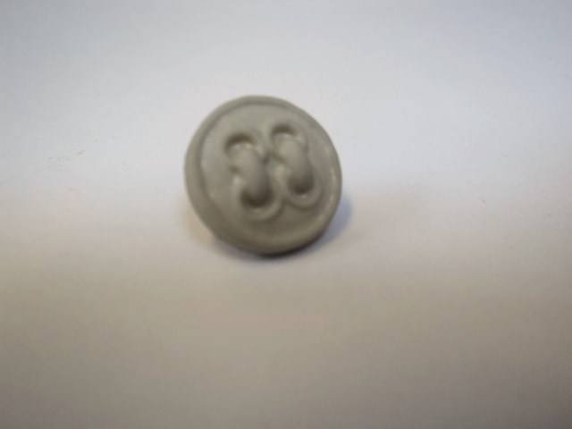 B1001 Little Sewed Shaped Matte Plastic Italian Buttons