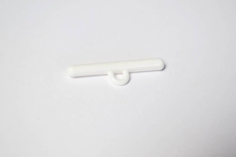B648 Long Stick Tube Plastic Italian Buttons 34mm
