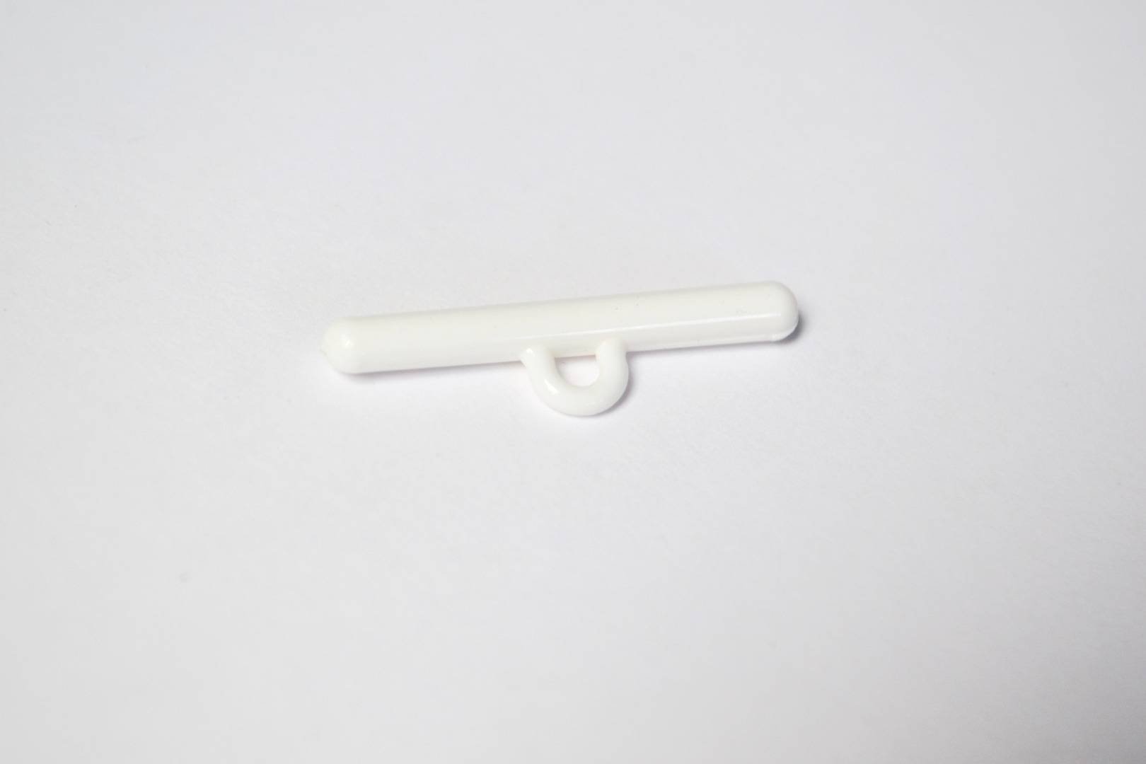 B648 Long Stick Tube Plastic Italian Buttons 34mm