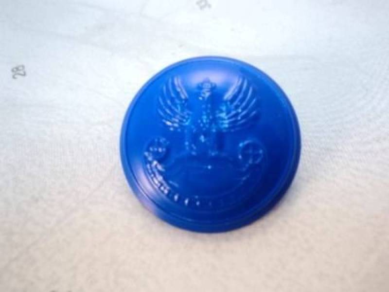 B973 Eagle Coat Of Arms Shiny Plastic Italian Buttons