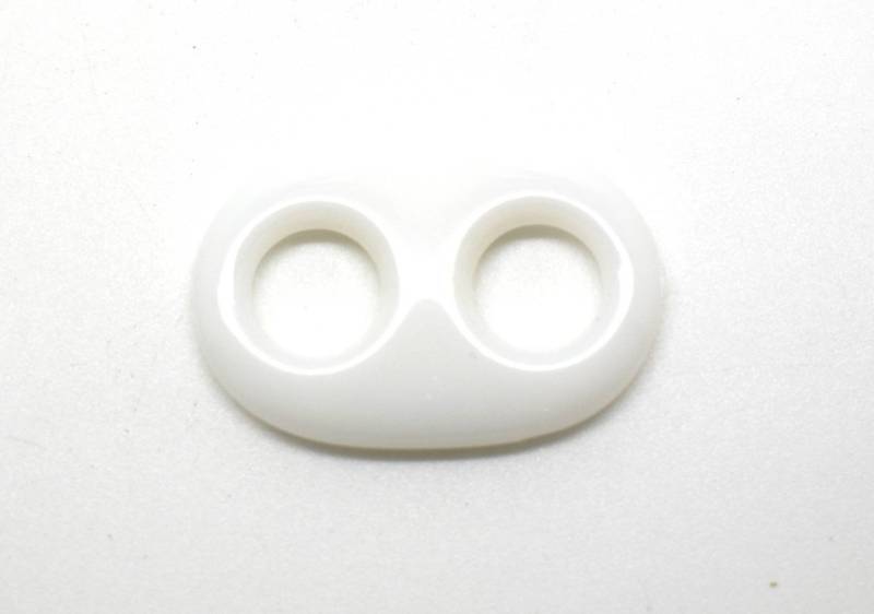 A130 Flat Toggle 2 Hole Art Bead plastic Made in Italy- 28mm