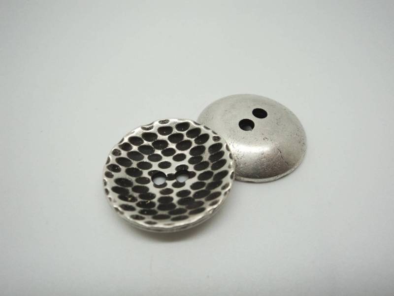 GZ101 Special Design Bowl Antique Silver Metal Italian Buttons