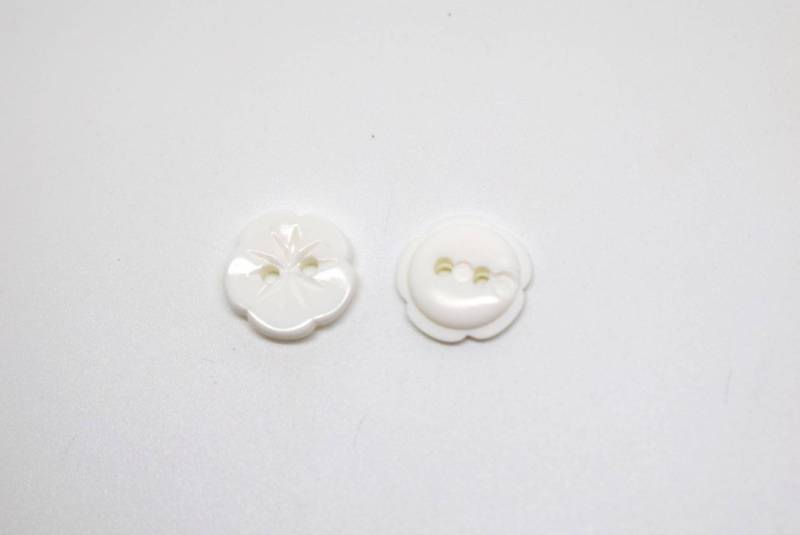 B676ny Flower Plastic Italian Buttons 12mm