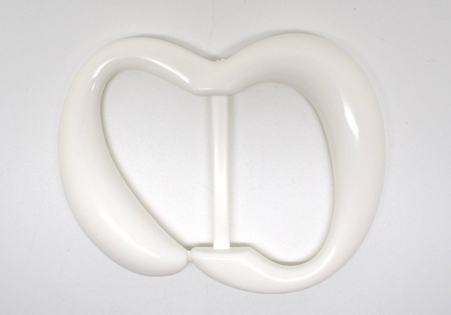 FB397 Large Shaped Plastic Italian Buckle 40mm BAR