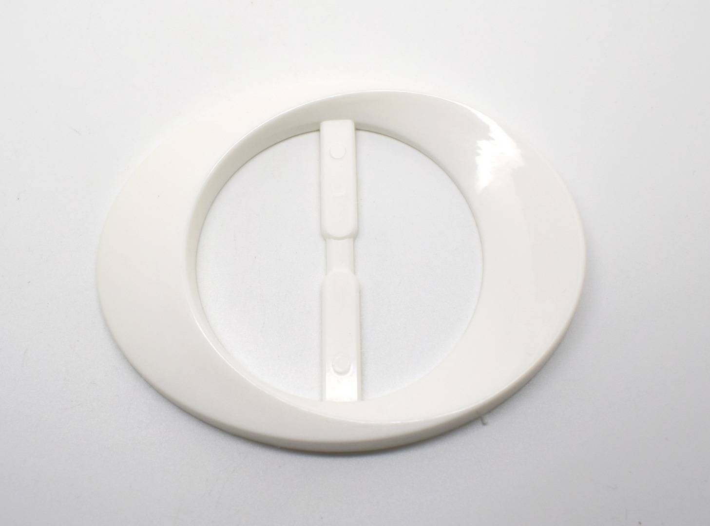 FB22 Large Oval Plastic Italian Buckle 50mm BAR