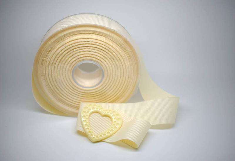 LB6883 Rare Heart Buckle Slider for Ribbon-Belt Italian Accessory 30mm