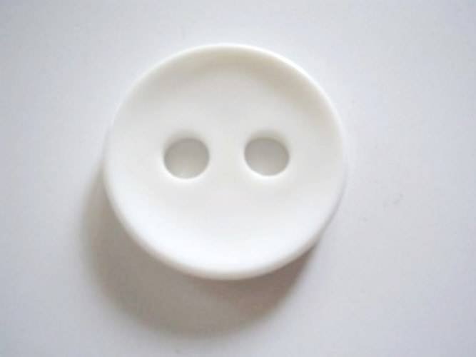 B670 Large Flat Shiny Plastic Italian Buttons 25mm