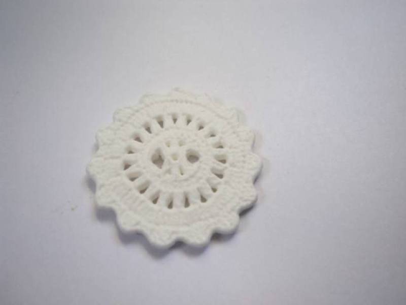 LB7224 Special Round Crotchet Matt Plastic Italian Buttons