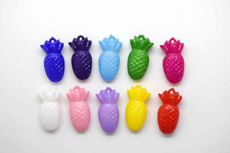 CB08 Pineapple Holed Italian Bead Crafts 21mm