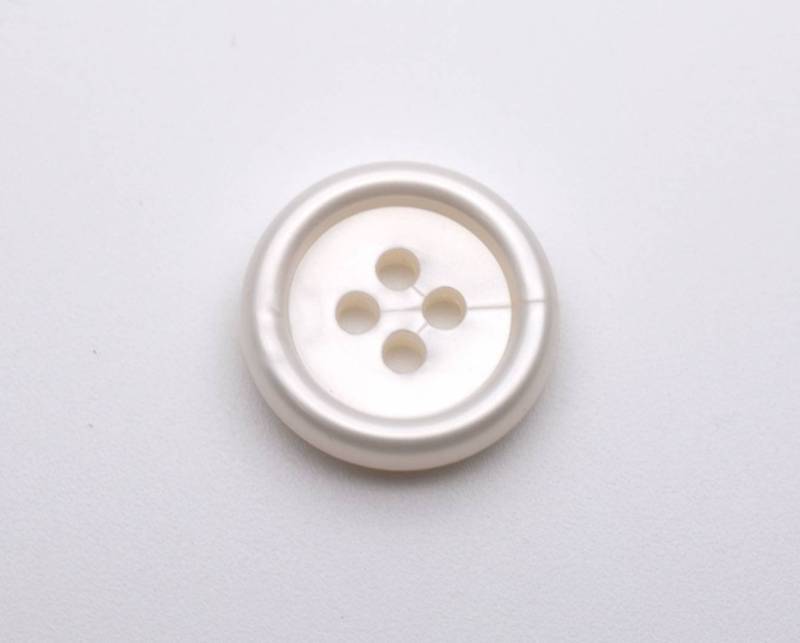 B348pe Shiny Edge Mother Of Pearl Look Plastic Italian Buttons 18mm
