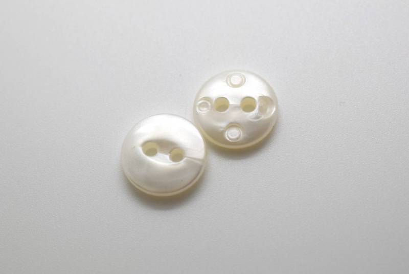 B315pe Fish Eye Pearled Plastic Italian Buttons 13mm