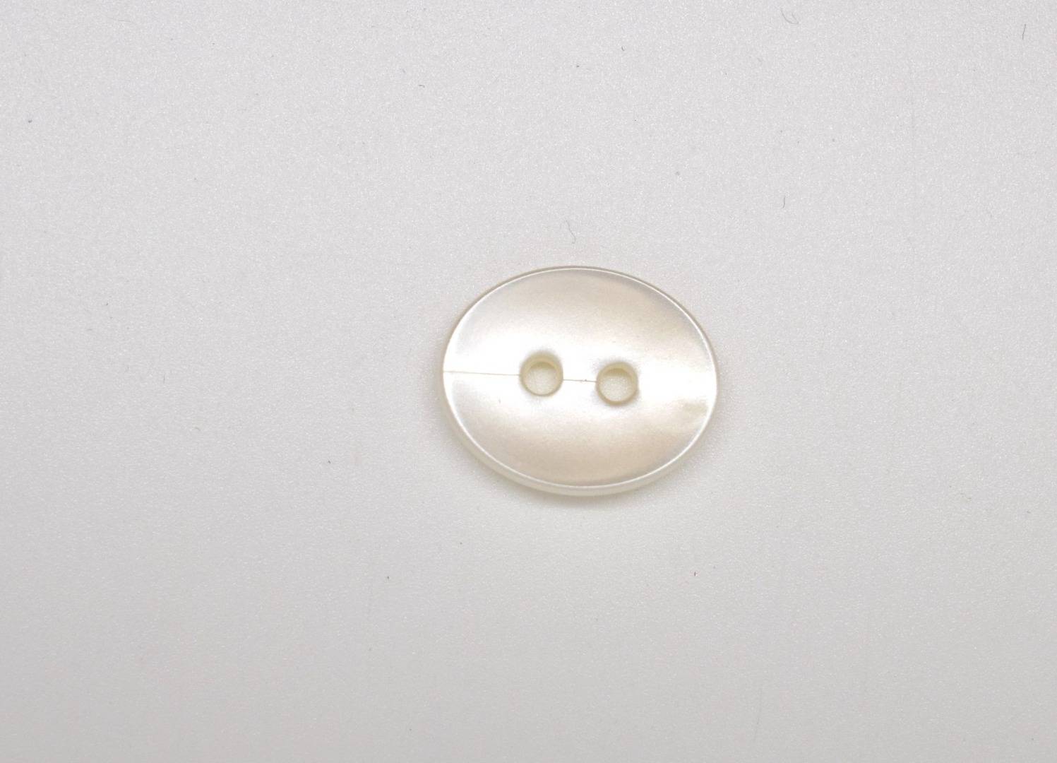 B579pe Oval Egg Shape Mother Of Pearl Look Plastic Italian Buttons 16mm