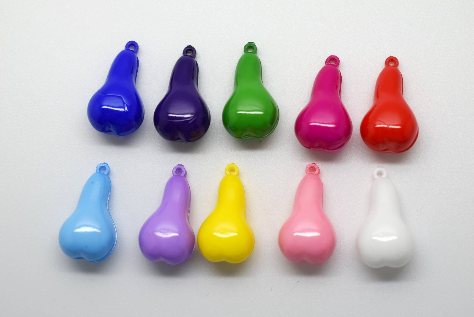 CB01 Pear Holed Italian Bead Crafts 18mm