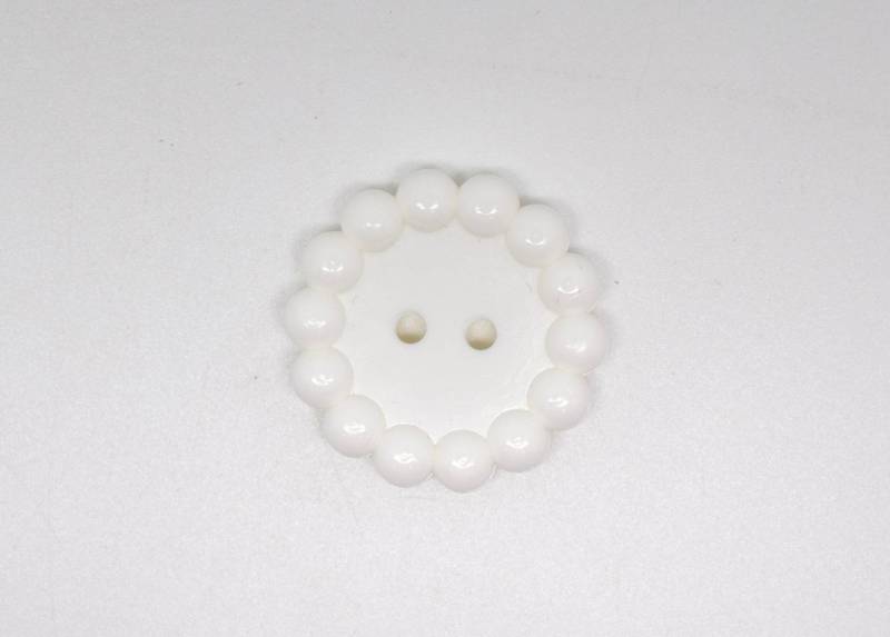 B975 Flower Bubble Edge Plastic Italian Buttons 25mm