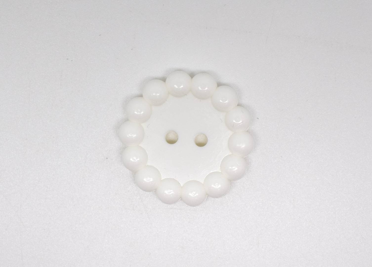 B975 Flower Bubble Edge Plastic Italian Buttons 25mm