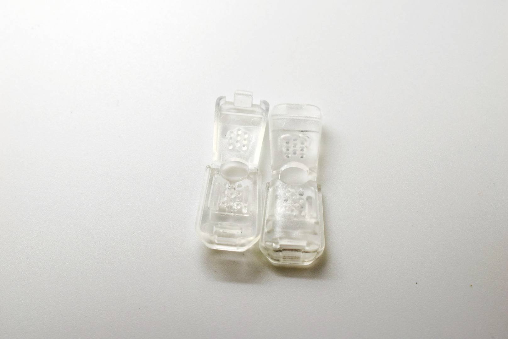 B382cl Big Stop End Cord Clips Matte Plastic - Made In Italy