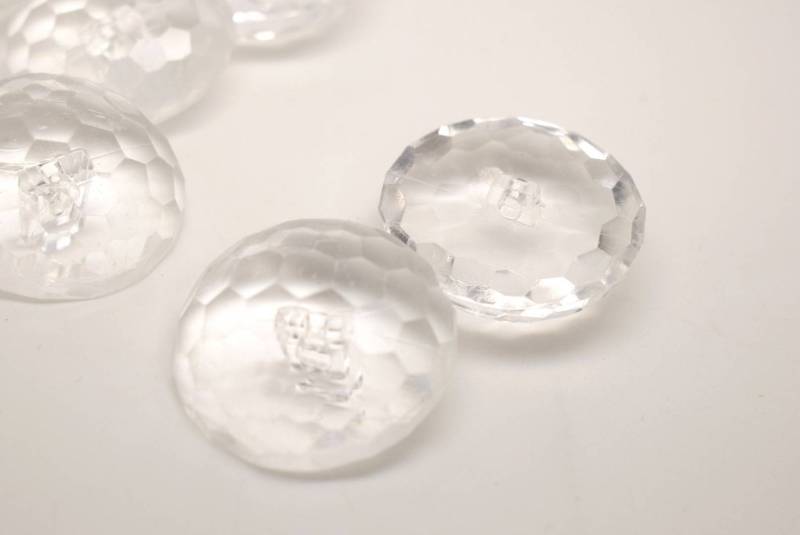 B226cl Half Ball Crystal Effect Italian Buttons