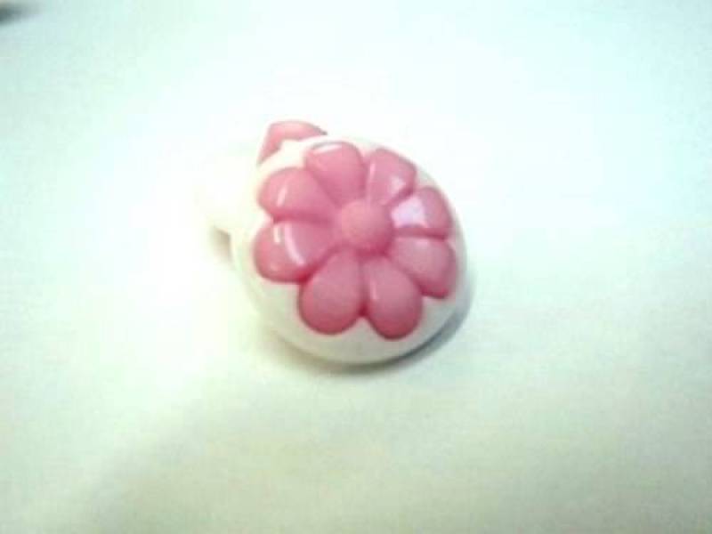 C3155 Dual Colour Flower Shanked Italian Plastic Buttons