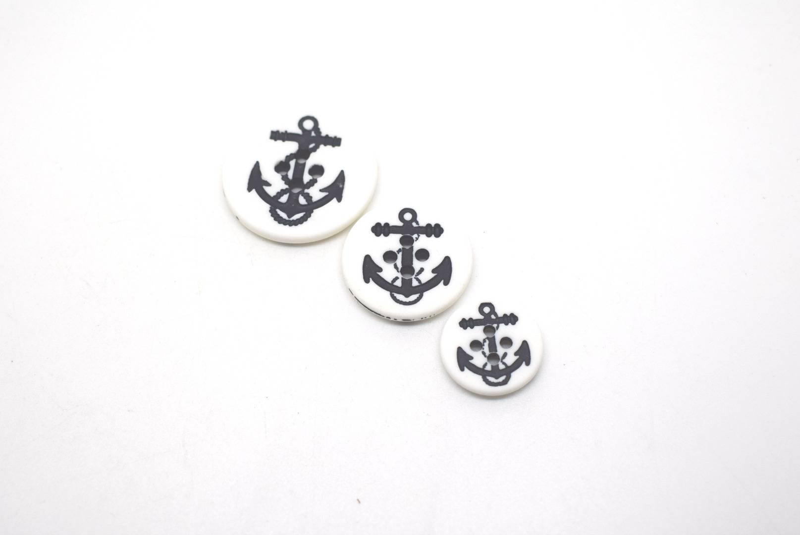 B213 Anchor Italian Buttons