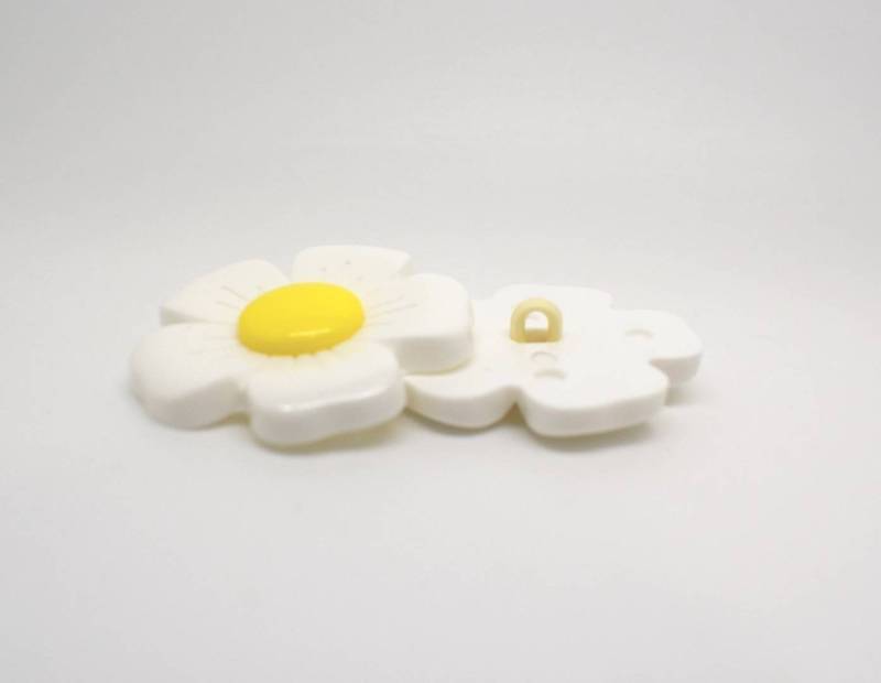 A87ew Flower Italian Buttons 34mm