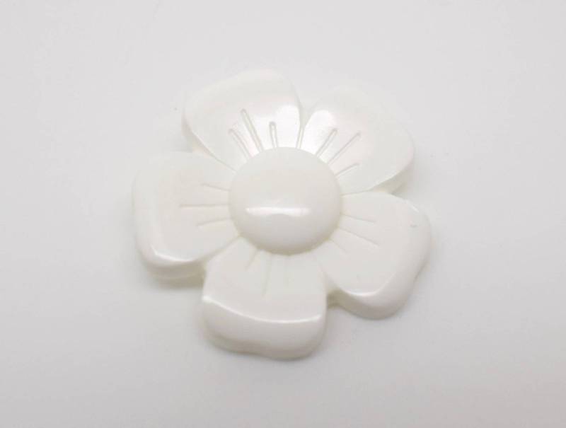 A87p Flower Italian Buttons 34mm