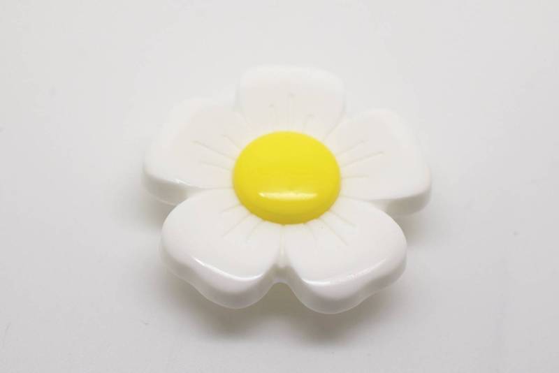 A87m Flower Italian Buttons 34mm