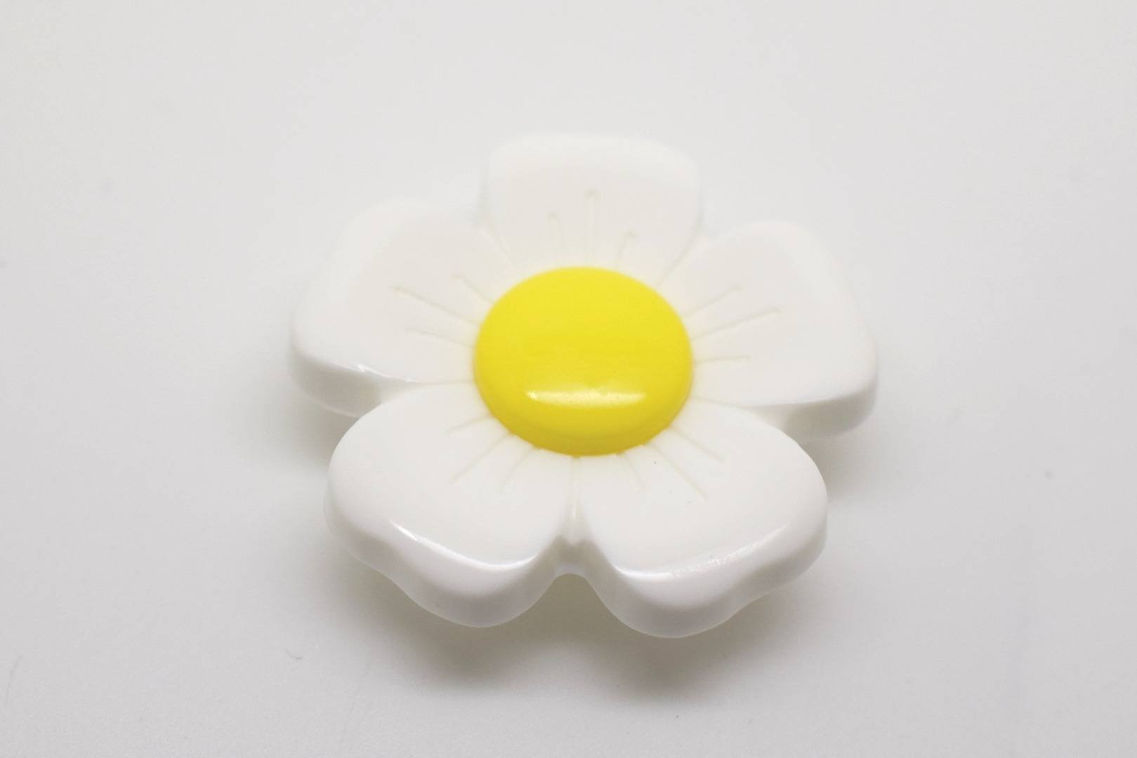 A87m Flower Italian Buttons 34mm