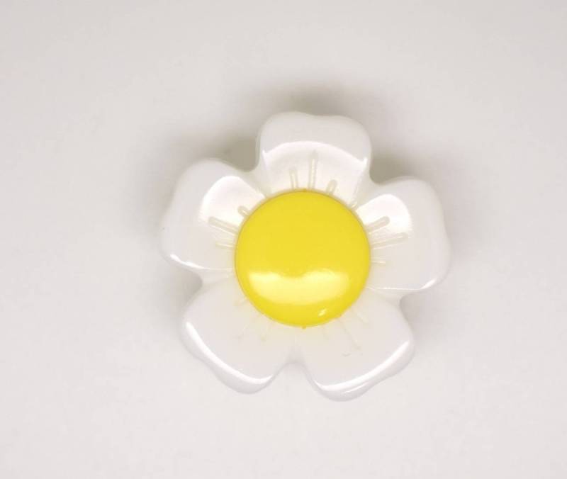 A87 Flower Italian Buttons 23mm