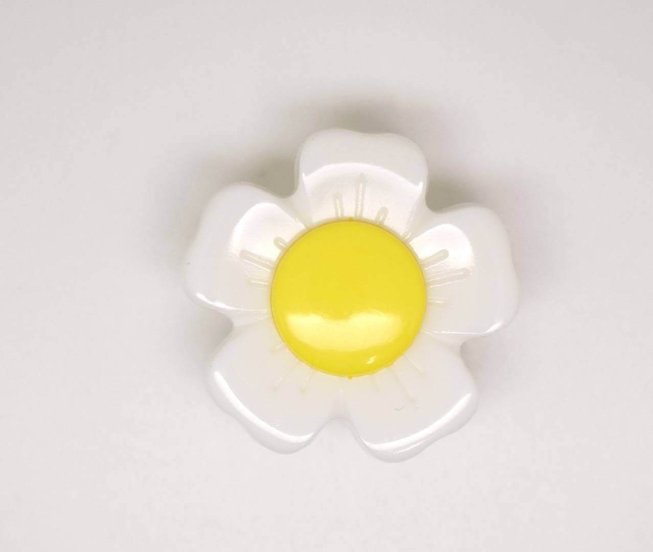 A87 Flower Italian Buttons 23mm