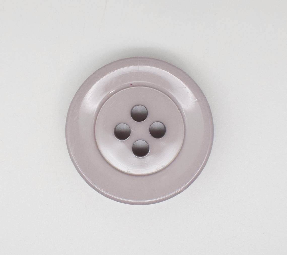 B1193 Very Large Edge Solid Plastic Italian Buttons 34mm