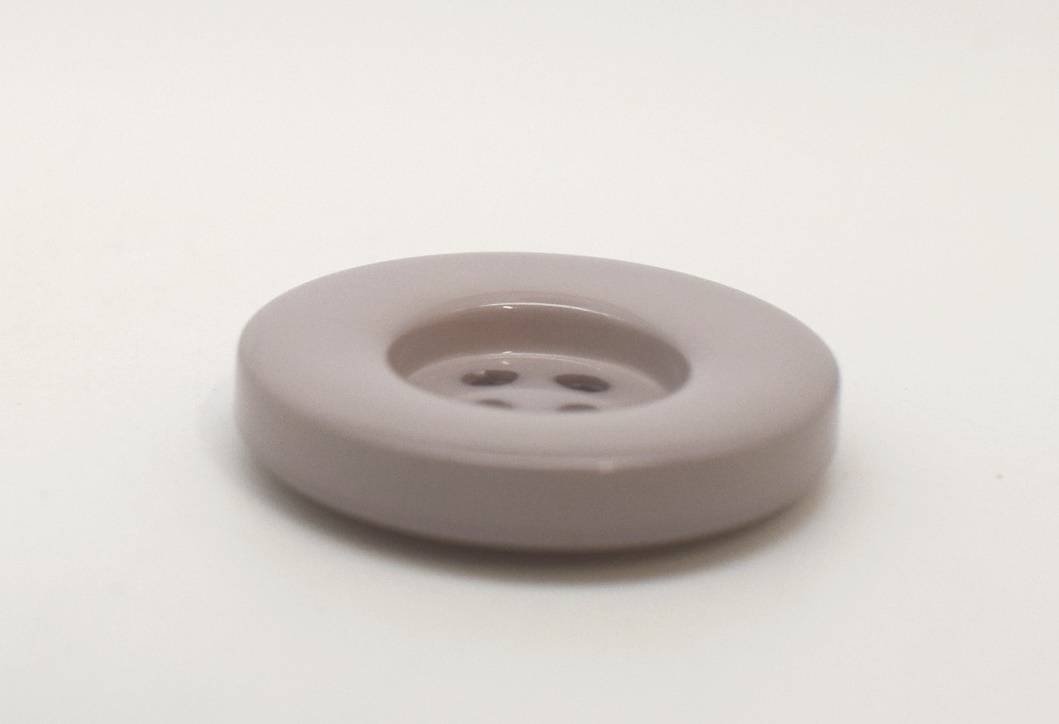 B210 Big Chunky Edge Shiny Plastic Italian Buttons 28mm