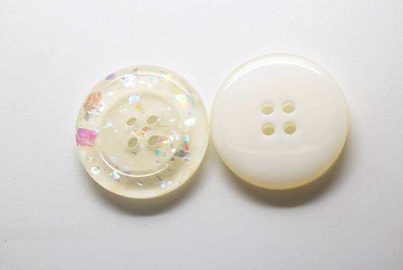 FW1203 Multi-Colour Glass Splinters Shiny Resin Italian 25mm
