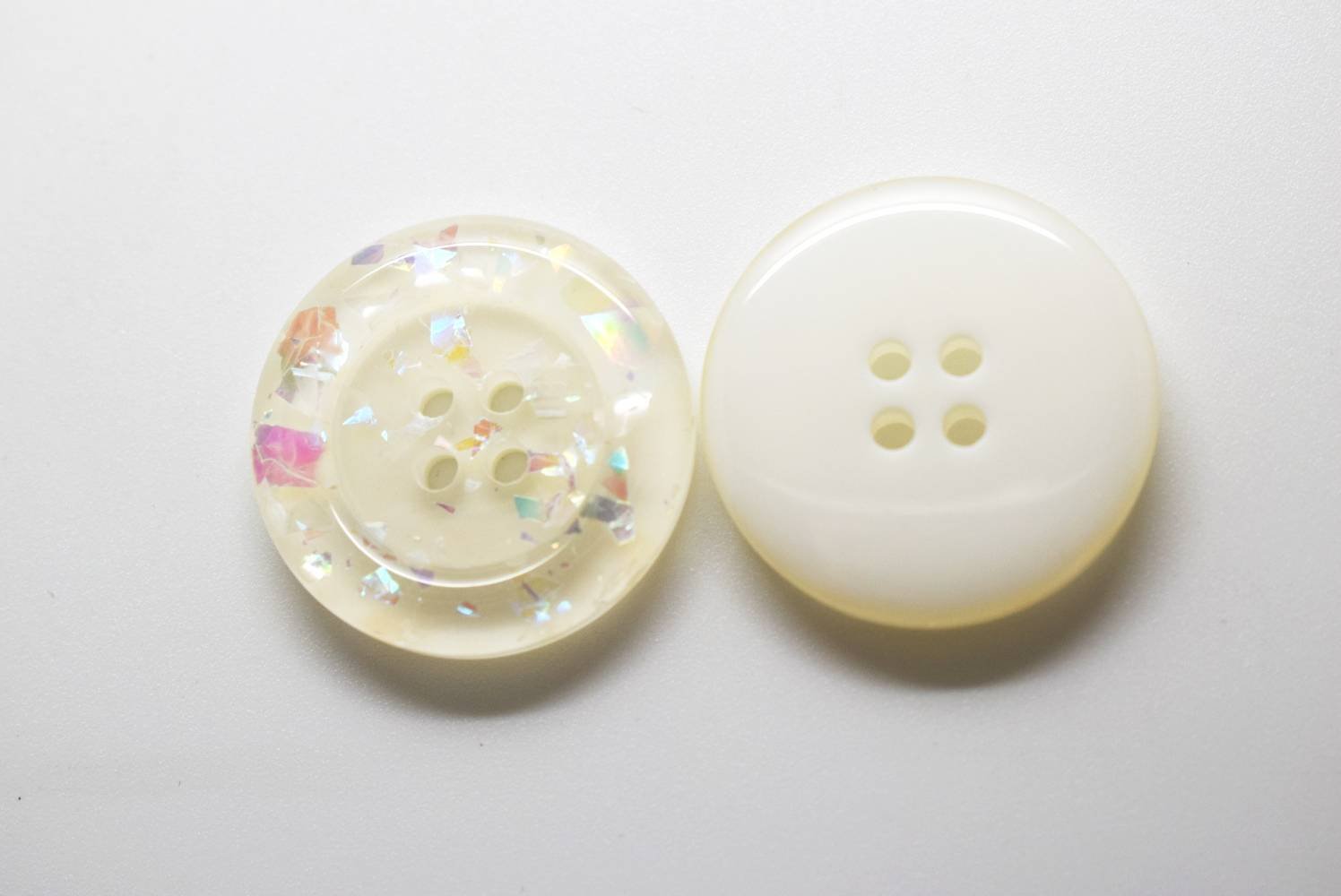 FW1203 Multi-Colour Glass Splinters Shiny Resin Italian 25mm
