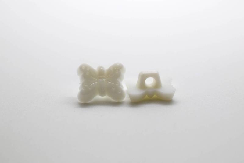 C1105 Butterfly Shaped Shanked Italian Baby Buttons 15mm