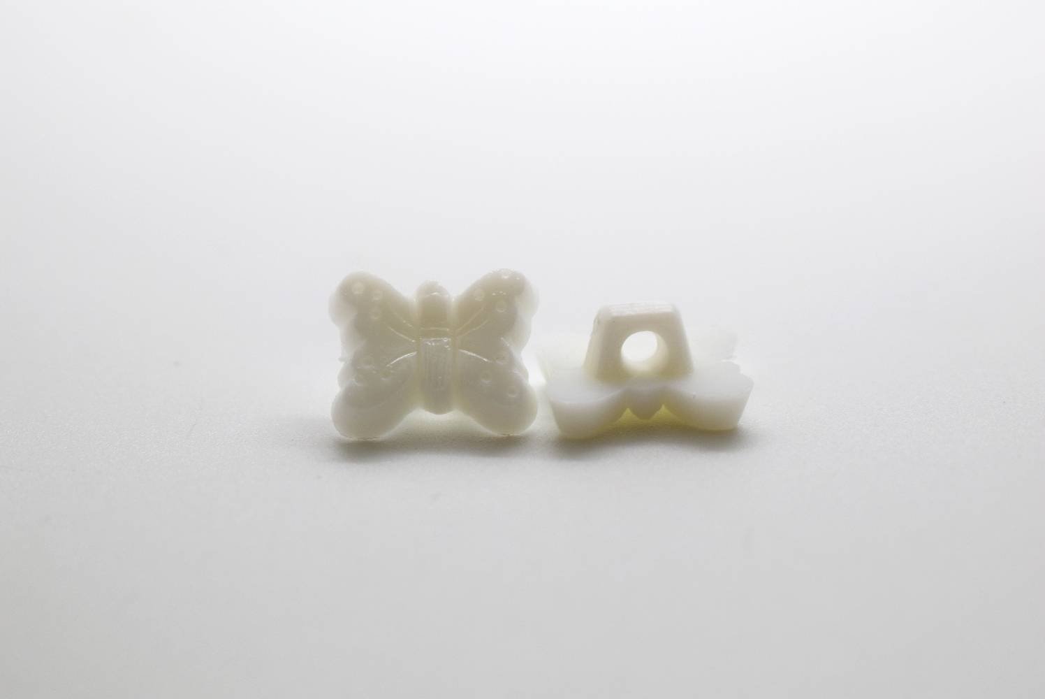 C1105 Butterfly Shaped Shanked Italian Baby Buttons 15mm