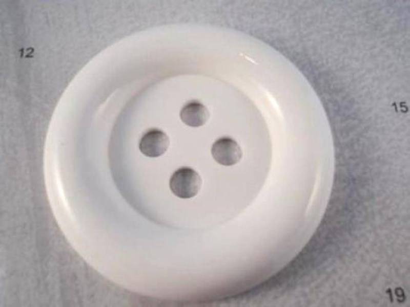 B246 Very Large Clown Shiny Plastic Italian Buttons 53mm