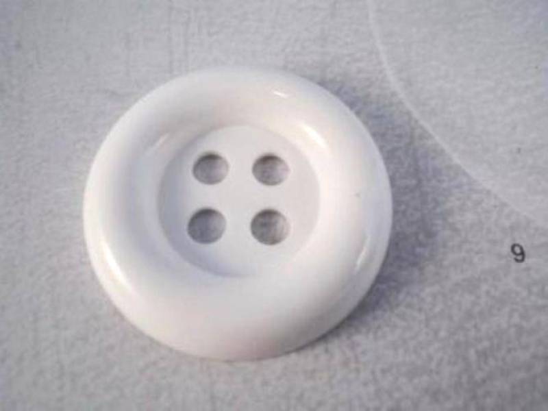 B246  Large Clown Shiny Plastic Italian Buttons 30mm