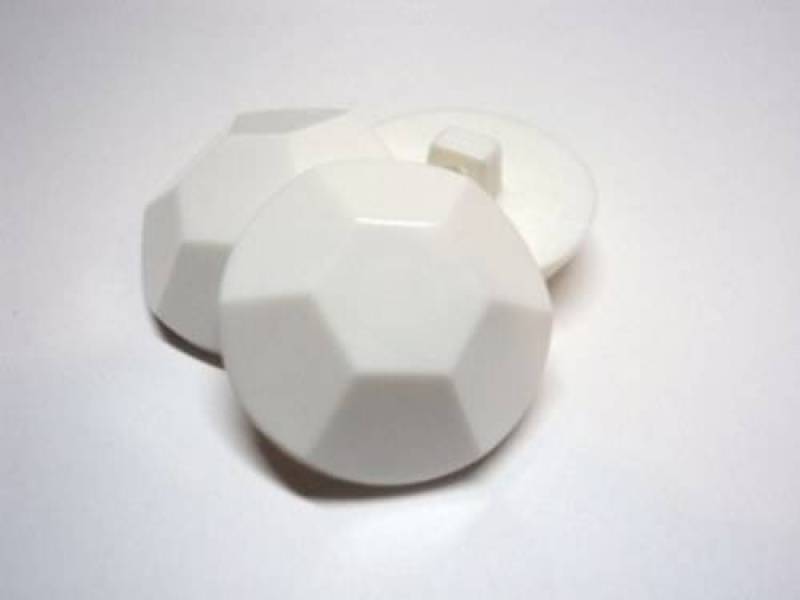 B942 Large Diamond Effect Shiny Plastic Italian Buttons 30mm