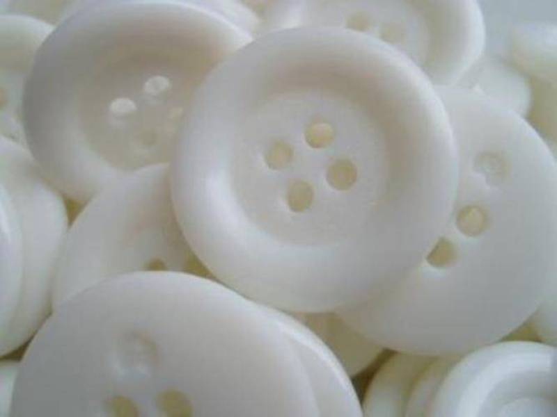 C2029 Fat Edge Solid Plastic Italian Buttons 28mm