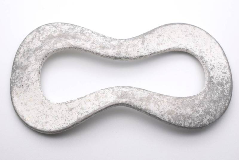 FB533 Large Shaped Slider Plastic Italian Buckle 108mm