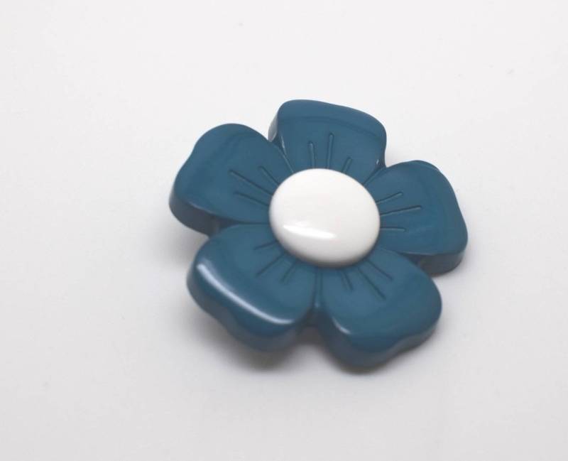 A87iw Flower Italian Buttons 34mm