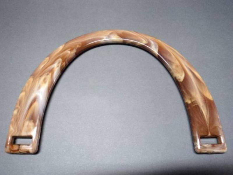 M133H "U" Italian Bag Handles HORN COLOURS