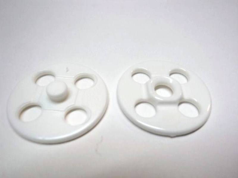 LB6685 Sewing Press Stud Shiny Plastic Italian Buttons 23mm